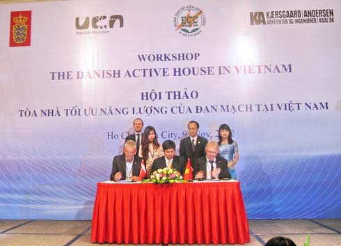 ຫວຽດນາມ ແລະ ແດນມາກ ຮ່ວມມື ກໍ່ສ້າງຕຶກອາຄານ ປະຢັດພະລັງງານ